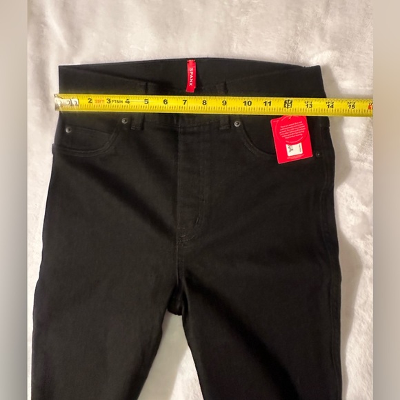 NWT $128 Spanx small tall black pull on jean leggings. Slimming. - Picture 8 of 14